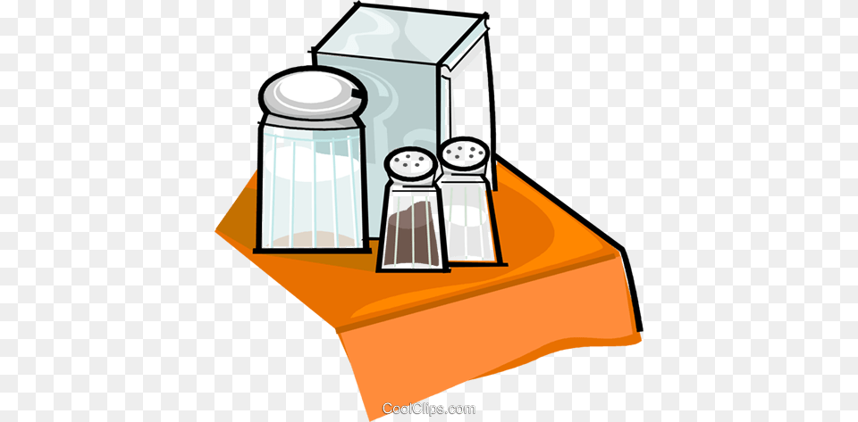 Salt Pepper Sugar And Napkins Royalty Free Vector Clip Art, Bottle, Shaker Png Image