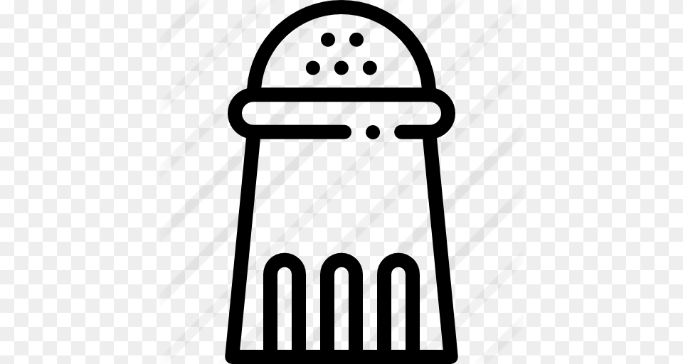 Salt Shaker, Gray Png