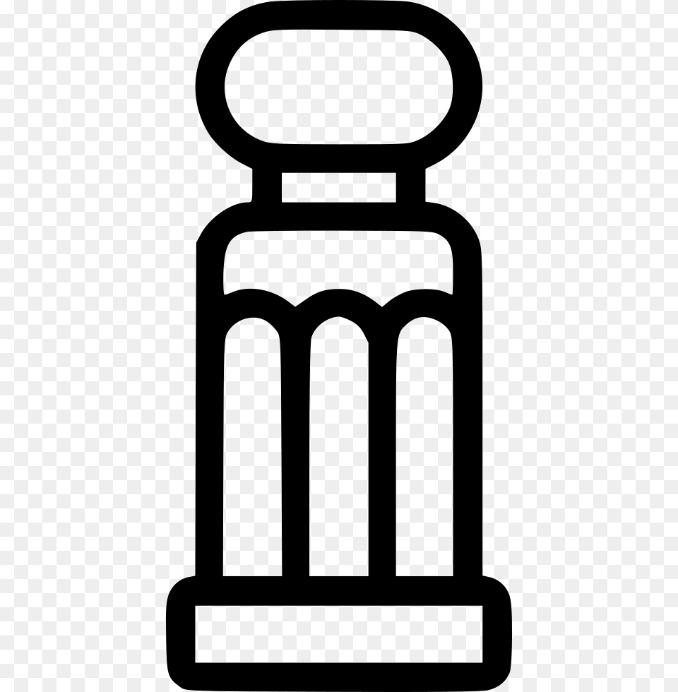 Salt Shaker Icon Download, Stencil, Smoke Pipe, Bottle Free Png