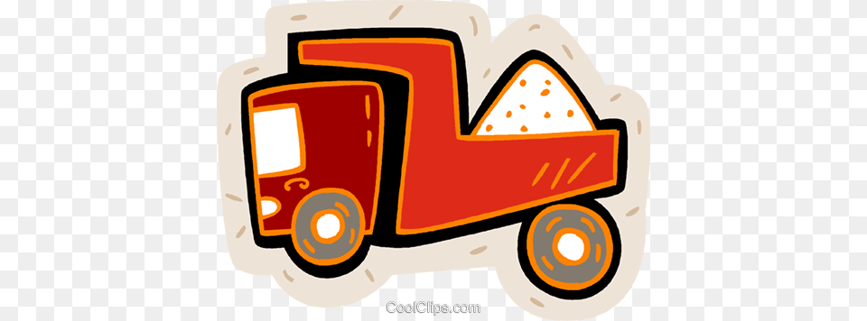 Salt Truck Royalty Vector Clip Art Illustration, Vehicle, Transportation, Tow Truck, Tool Free Png