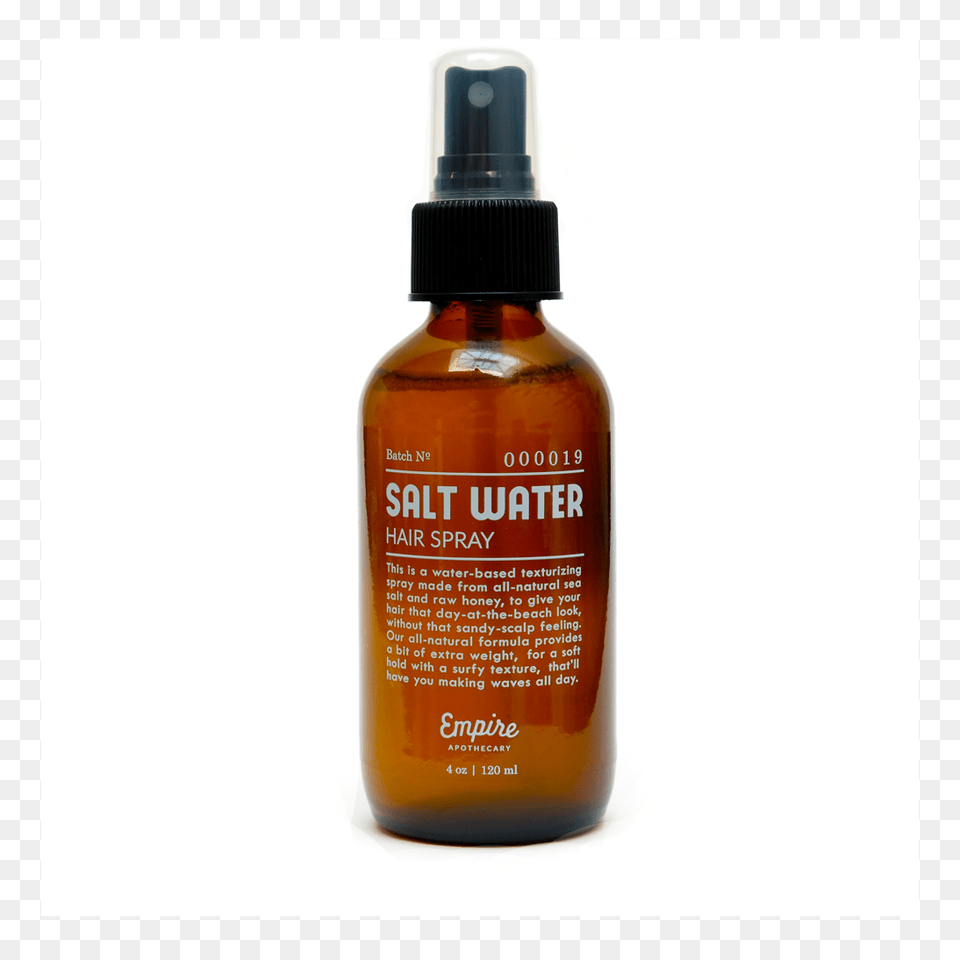 Salt Water Hair Spray, Bottle, Lotion, Cosmetics, Perfume Png