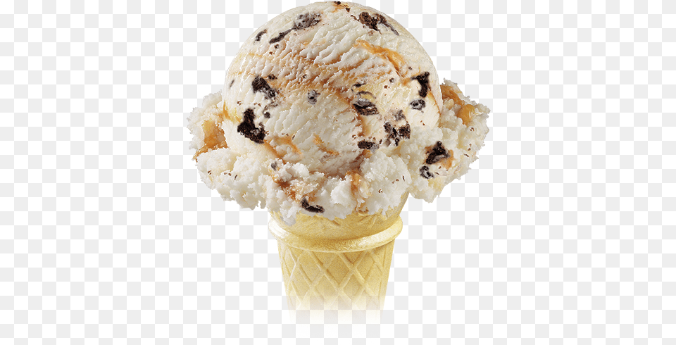 Salted Caramel Cookie Chunks By The Scoop Ice Cream Caramel Cookies Ice Cream, Dessert, Food, Ice Cream, Soft Serve Ice Cream Png