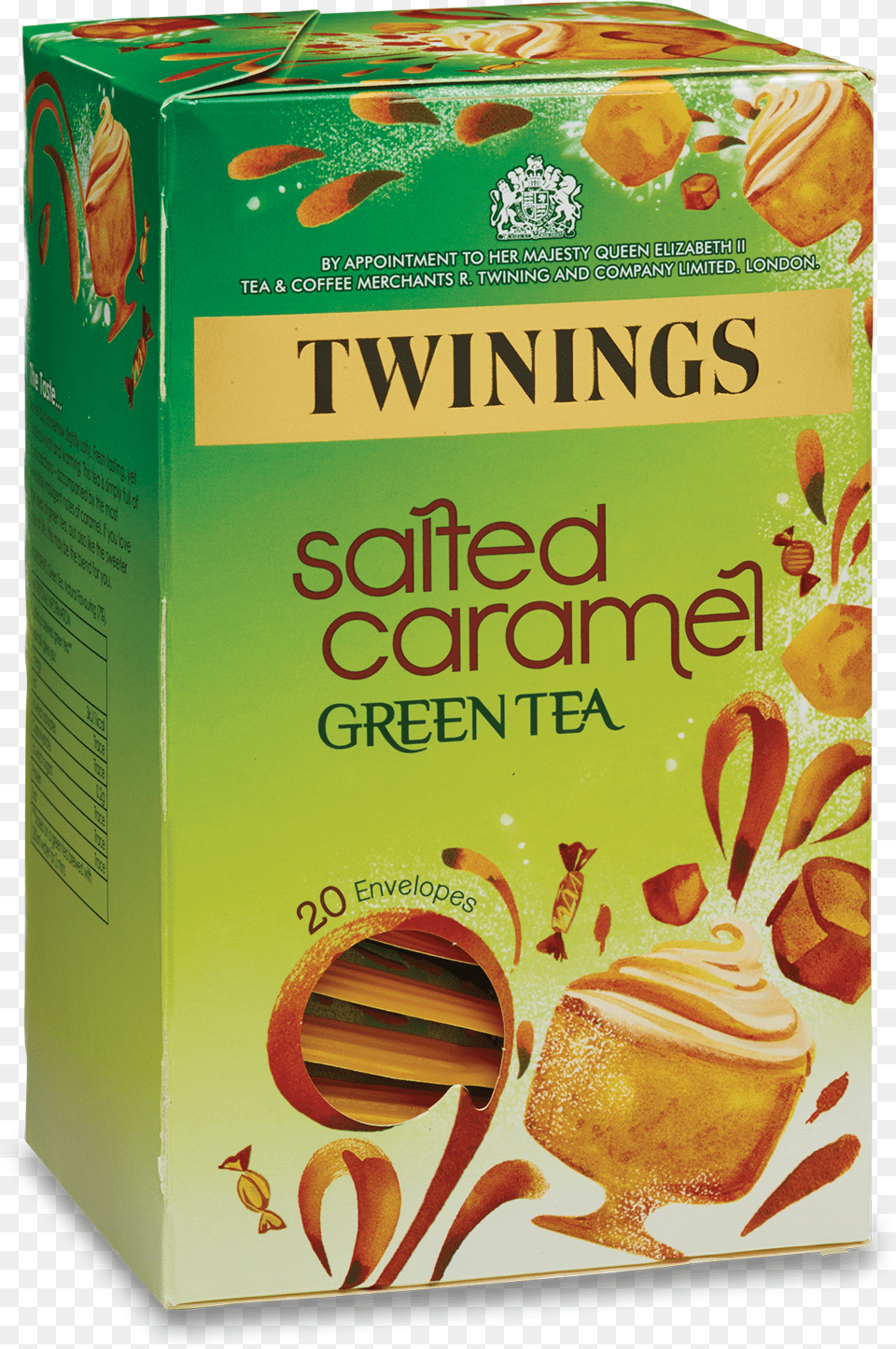 Salted Caramel Green Tea By Twinings New, Dessert, Food, Pastry, Sweets Free Transparent Png