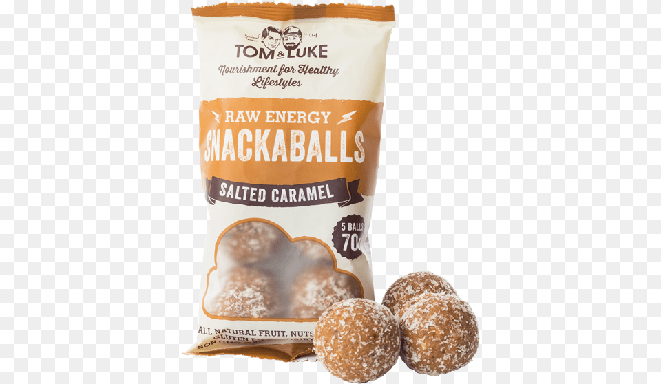 Salted Caramel Snackaballs Tom And Luke Snackaballs, Food, Ketchup, Burger, Bread Png Image