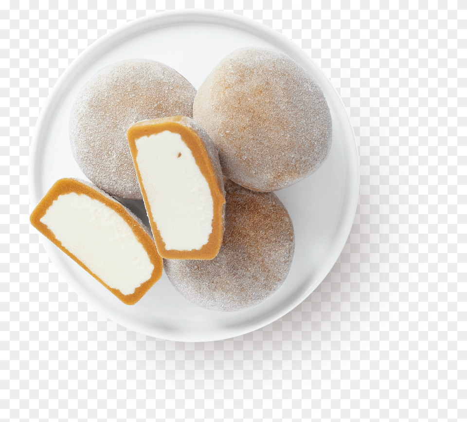 Salted Caramel Soft, Plate, Food, Meal, Bread Png Image