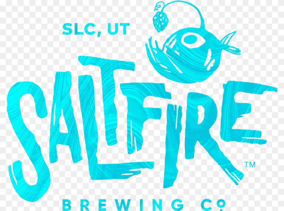 Saltfire Logo Lightblue Sq Sm Saltfire Brewing, Advertisement, Poster, Head, Face Free Transparent Png