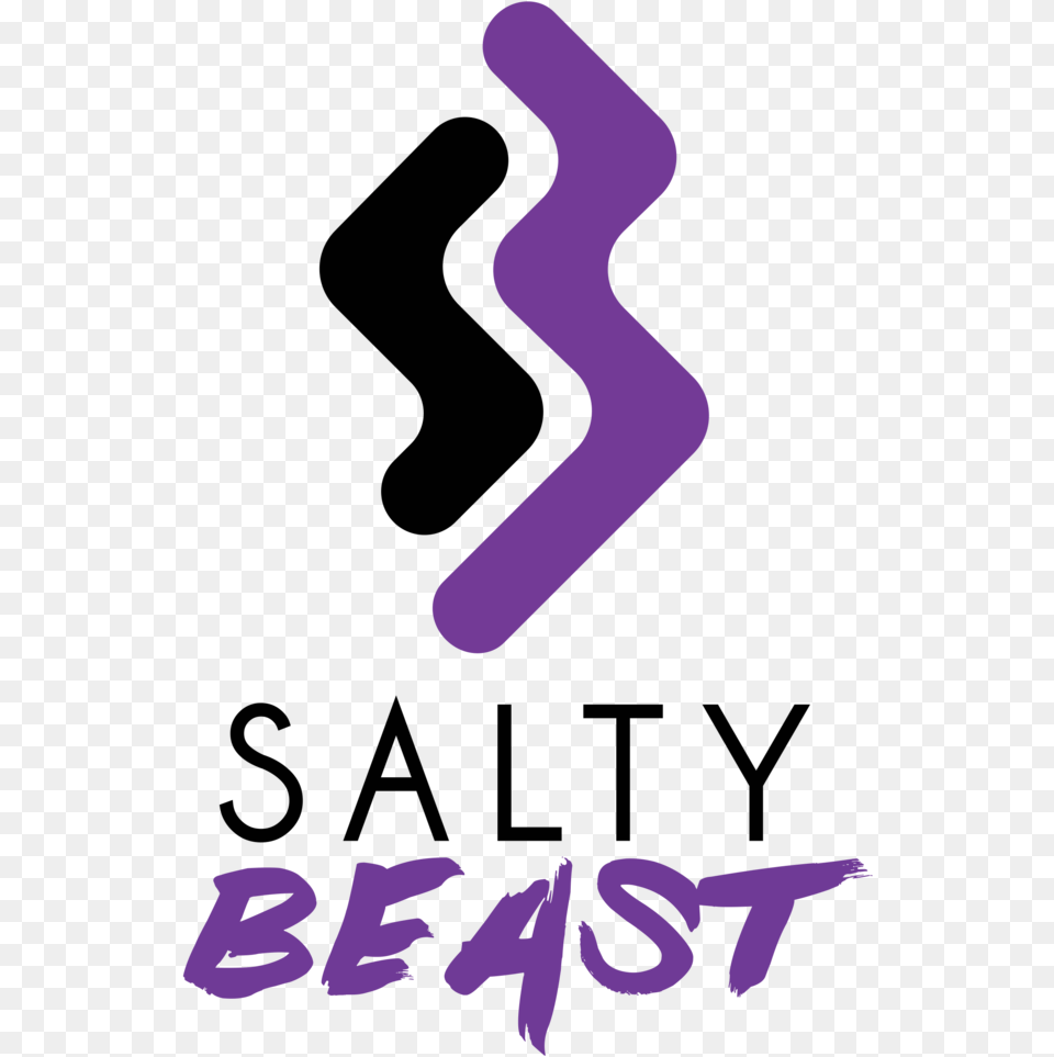 Salty, Logo, Purple, Text Png
