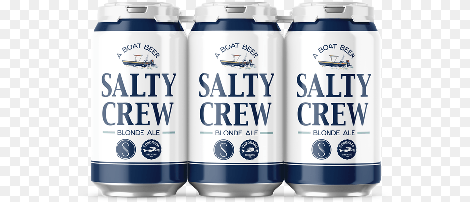 Salty Crew Beer, Alcohol, Beverage, Lager, Bottle Free Png Download
