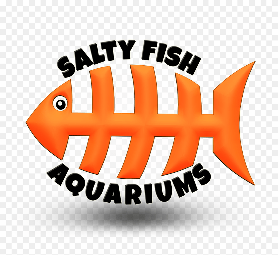 Salty Fish Aquariums Tank, Logo, Animal, Sea Life, Shark Png Image