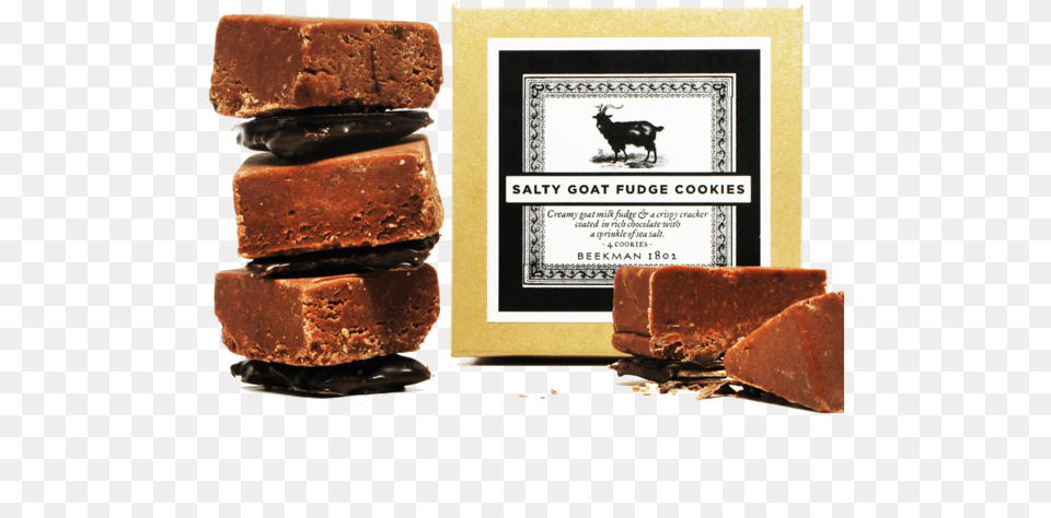 Salty Goat Milk Fudge Cookie Fudge Cookies Chocolate Goat Milk Fudge, Burger, Dessert, Food, Mammal Free Png