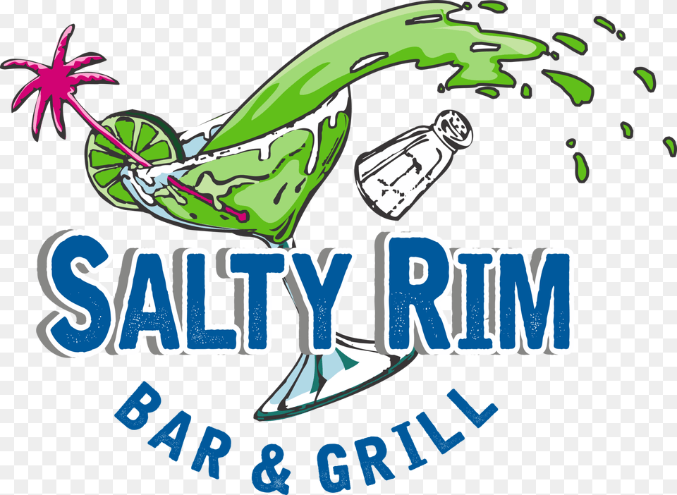 Salty Rim Restaurant Logo Graphic Design Free Png