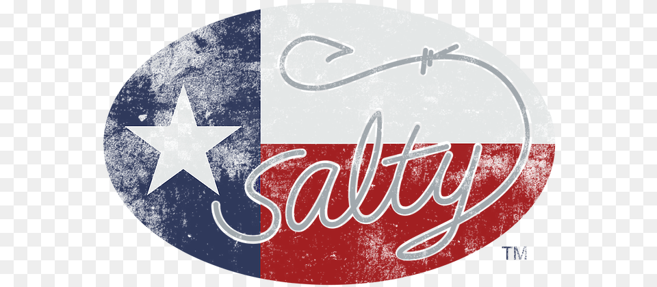 Salty Texas Logo Distress 01 01 Calligraphy, Symbol, Text Png