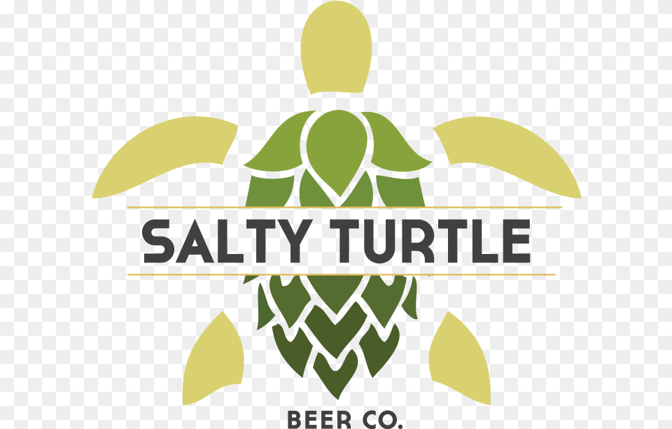 Salty Turtle, Green, Logo Free Png Download