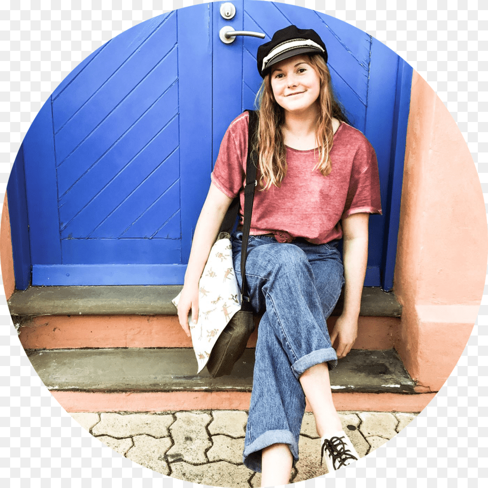 Saltydreamers Girl, Pants, Jeans, Head, Hat Free Png Download