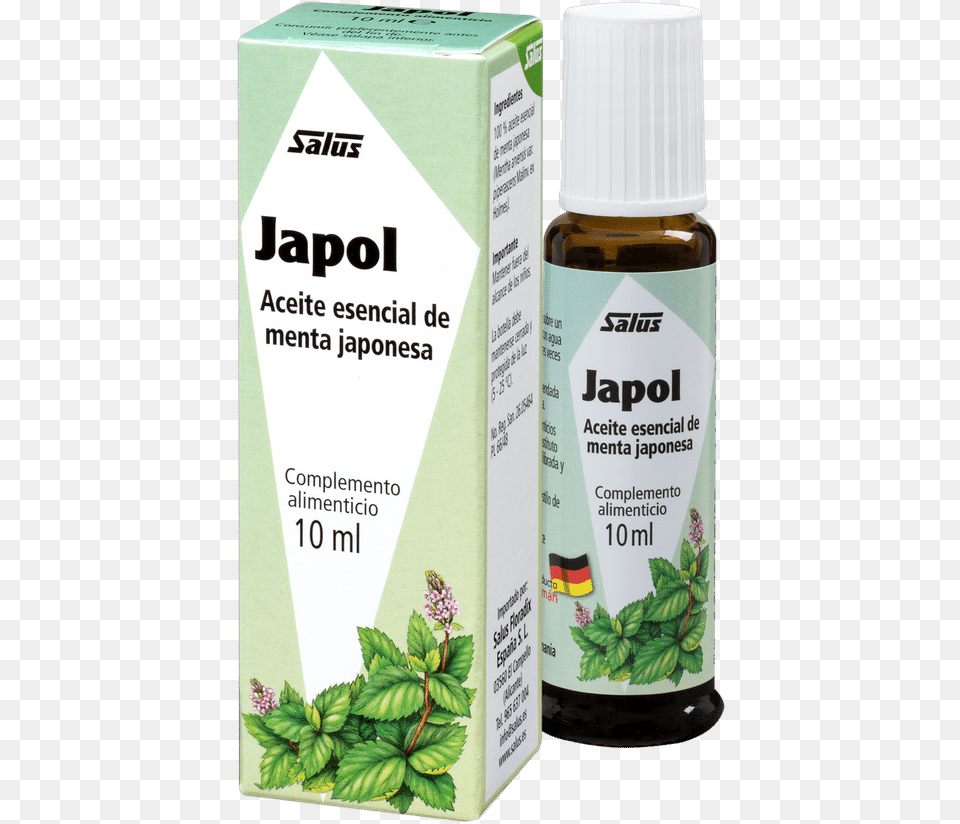 Salus Haus Japol Japanese Mint Oil Japol Peppermynteolje, Herbal, Herbs, Plant, Food Free Png