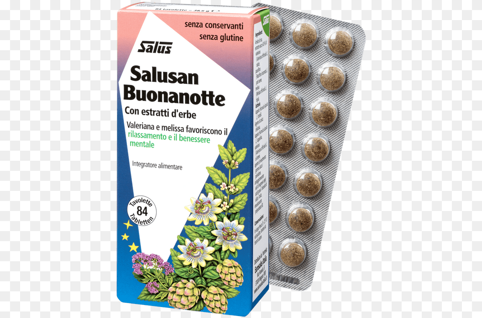 Salus Haus Salusan Good Night Tablets Floradix, Advertisement, Herbal, Herbs, Plant Png