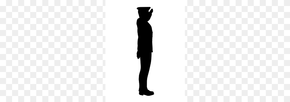 Salute Silhouette, Adult, Male, Man Png Image