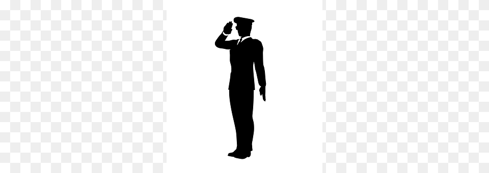 Salute Silhouette, Person, People, Adult Png Image