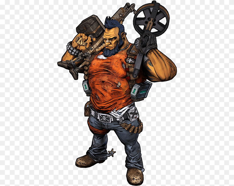 Salvador Borderlands 2 Transparent, Adult, Male, Man, Person Free Png