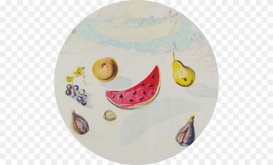 Salvador Dali Paintings On Fruits, Food, Fruit, Plant, Produce Free Png