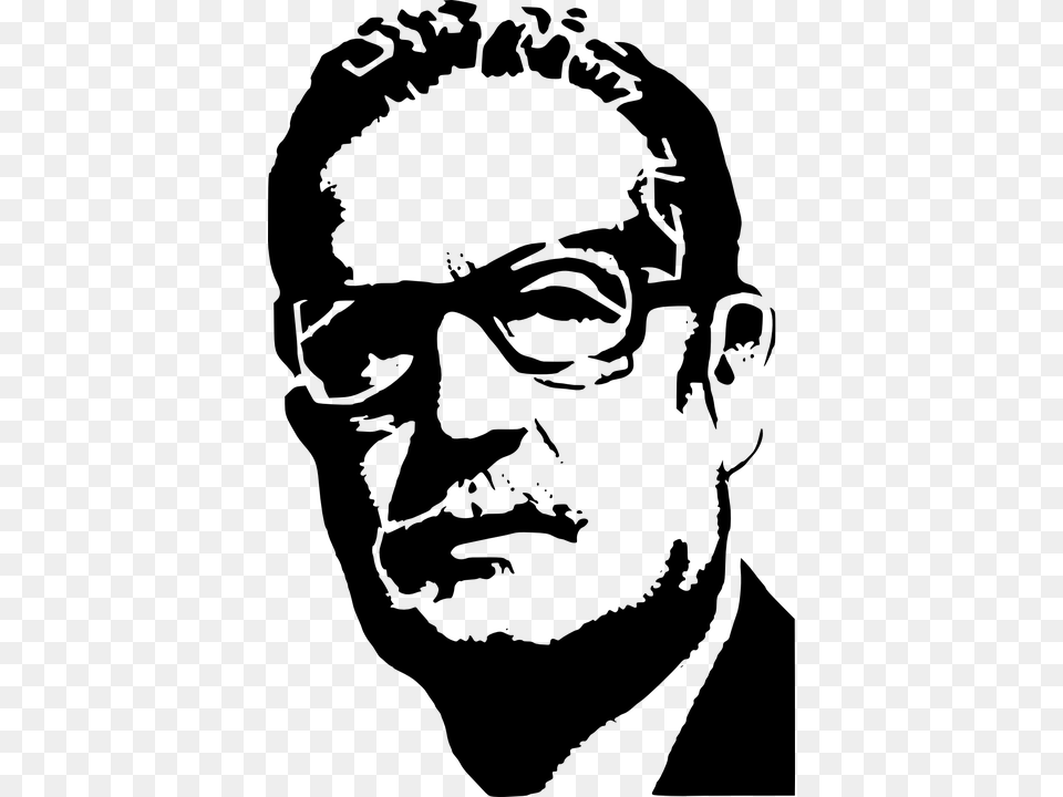 Salvador Guillermo Allende Gossens Chile President, Gray Free Transparent Png