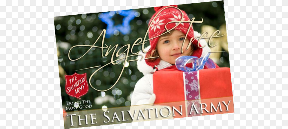 Salvation Army Angel Tree Flyer, Hat, Clothing, Envelope, Mail Png Image