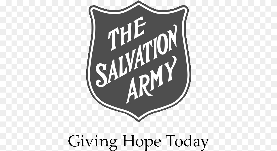 Salvation Army Logo Black Salvation Army Giving Hope Today, Badge, Symbol, Blackboard Free Transparent Png