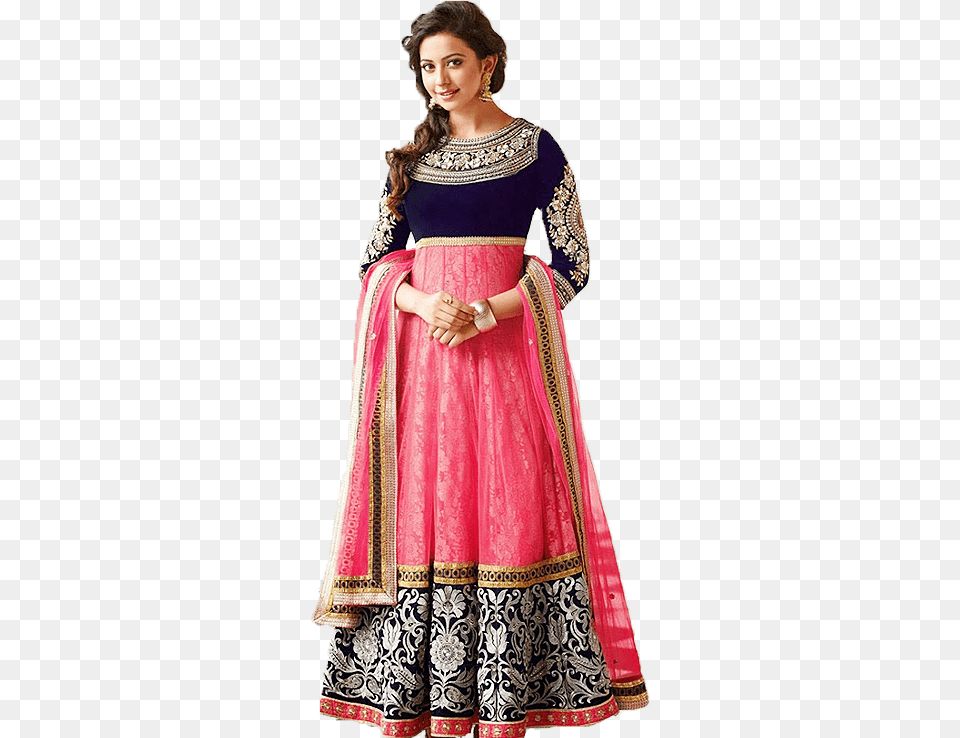 Salwar Suits New Traditional Dress For Girls, Gown, Clothing, Fashion, Formal Wear Free Png Download