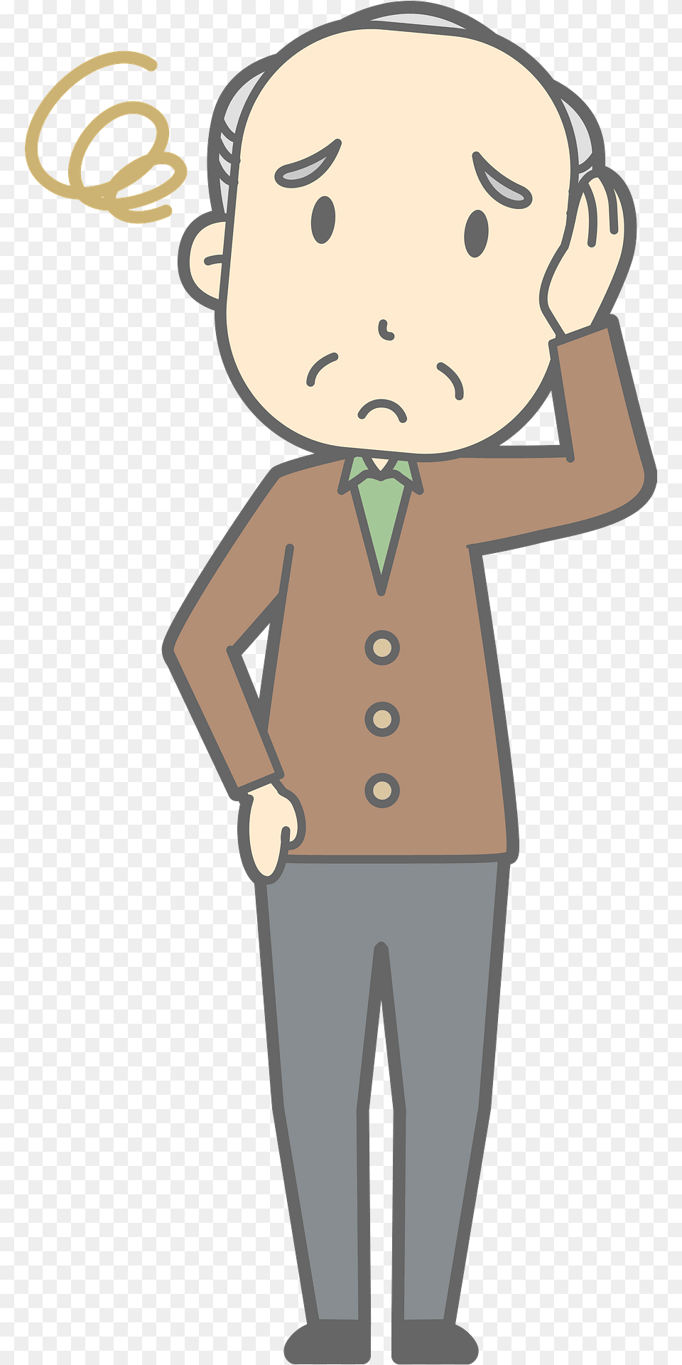 Sam Old Man Is Trouble Clipart, Baby, Person, Book, Comics Free Png Download