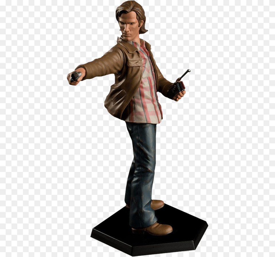 Sam Winchester Mini Master 5 Figure Sam And Dean Figurine, Clothing, Coat, Jacket, Adult Png