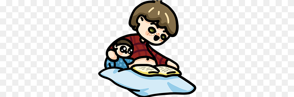 Sam Winchester Projects Photos Videos Logos, Person, Reading, Book, Comics Free Transparent Png