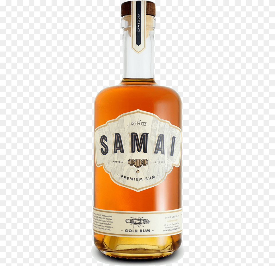 Samai Rum, Alcohol, Beverage, Liquor, Bottle Free Png Download