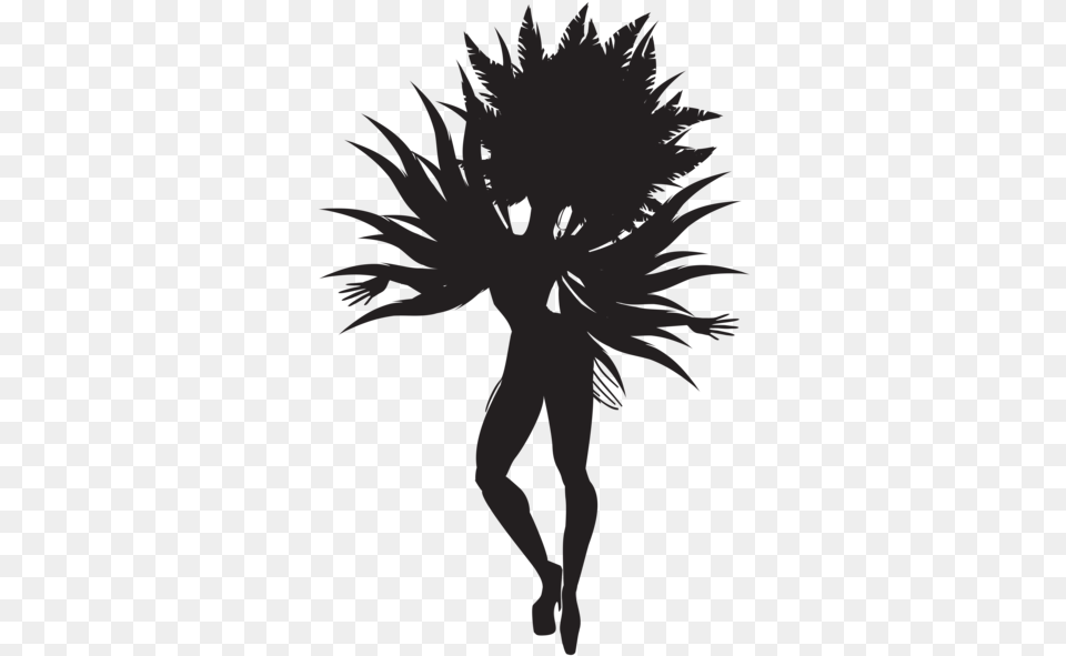 Samba Dancer Silhouette Clip Art Image Samba Dancer Silhouette, Dancing, Leisure Activities, Person, Book Free Png Download