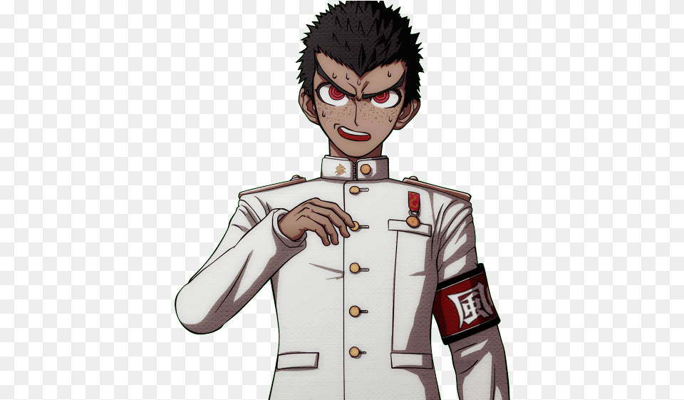 Samgundam Tanaka Enthusiast Cursed Danganronpa, Book, Clothing, Coat, Comics Free Png Download