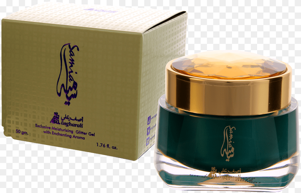 Samia Glitter Cream 50gm By Asghar Ali Box, Bottle, Cosmetics Free Png Download