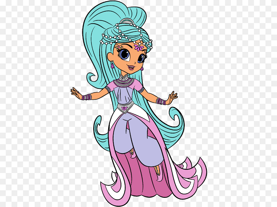 Samira Shimmer And Shine Clipart Samira Shimmer And Shine, Book, Comics, Publication, Baby Free Png Download