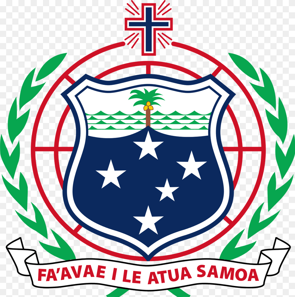 Samoa Coat Of Arms, Emblem, Symbol, Armor, Dynamite Free Transparent Png