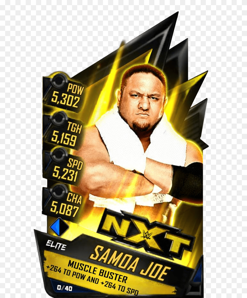 Samoa Joe, Adult, Advertisement, Male, Man Free Transparent Png