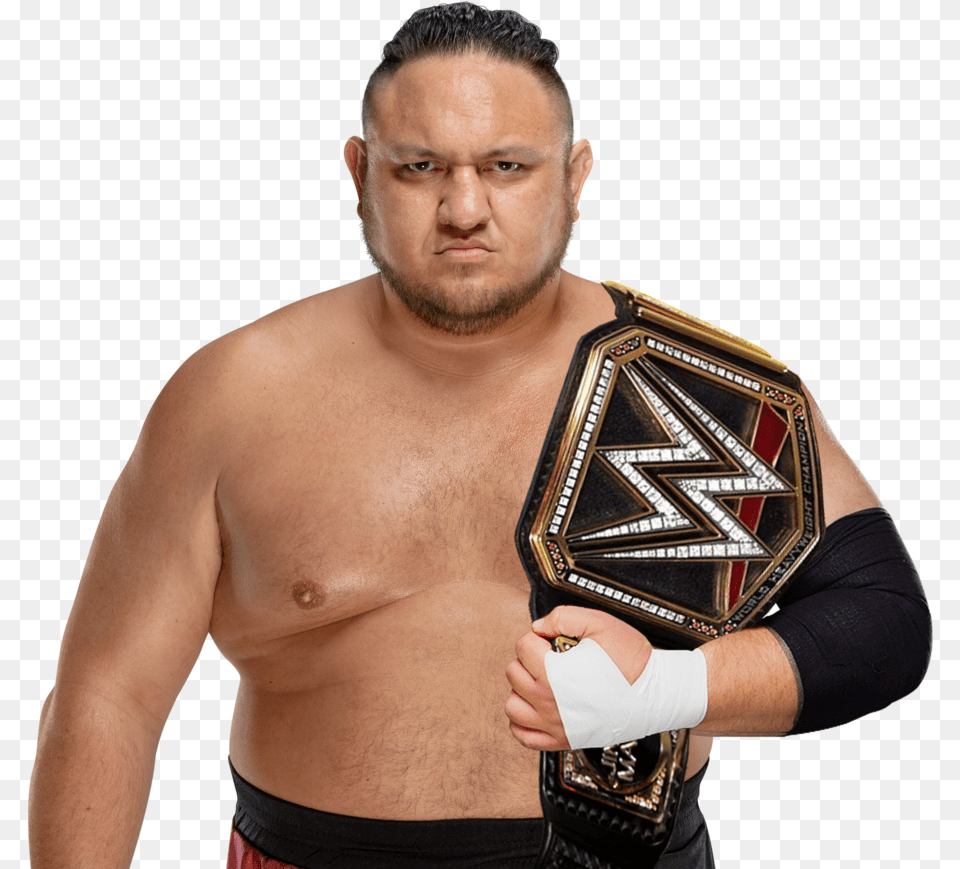 Samoa Joe Wwe Samoa Joe Wwe Champion, Accessories, Man, Male, Person Free Png Download