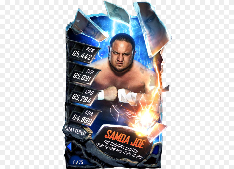 Samoajoe S5 24 Shattered2 Wwe Supercard Shattered Alexa Bliss, Advertisement, Poster, Adult, Male Free Transparent Png
