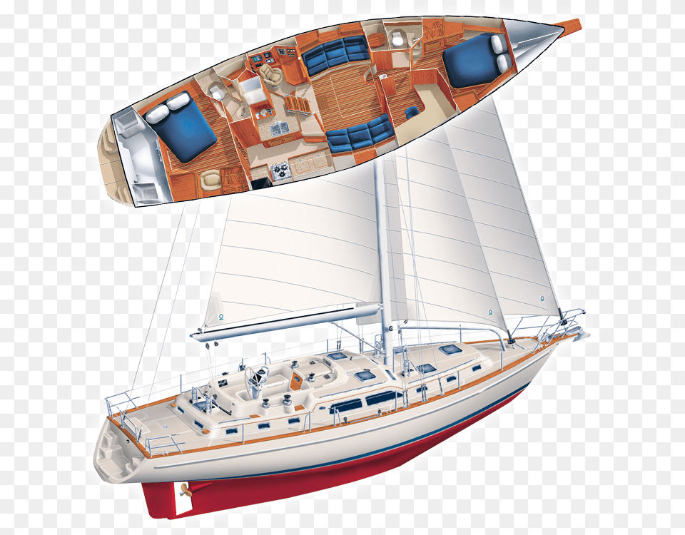 Sampj Yachts Sells More Island Packet Yachts Than Anyone Island Packet Sailboat, Boat, Transportation, Vehicle, Yacht Png Image