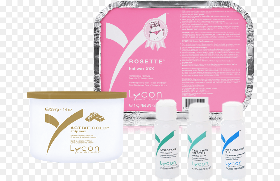Sample Kit Four Lycon Rosette Wax, Advertisement, Cosmetics, Deodorant, Bottle Free Transparent Png