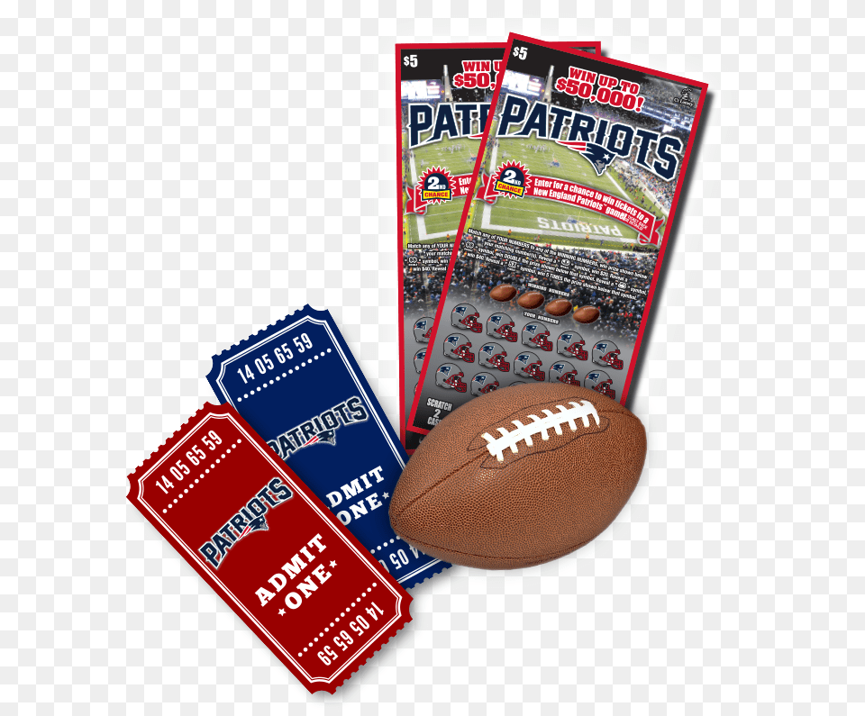 Sample Patriots Scratch Tickets New York Giants, American Football, American Football (ball), Ball, Football Free Png