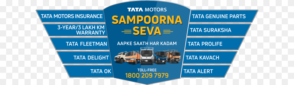 Sampoorna Seva Logo Tata Sampoorna Seva Logo, Advertisement, Poster, Transportation, Truck Free Png