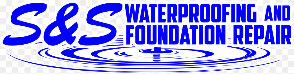 Samps Waterproofing And Foundation Repair Logo Electric Blue, Nature, Outdoors, Ripple, Water Png Image
