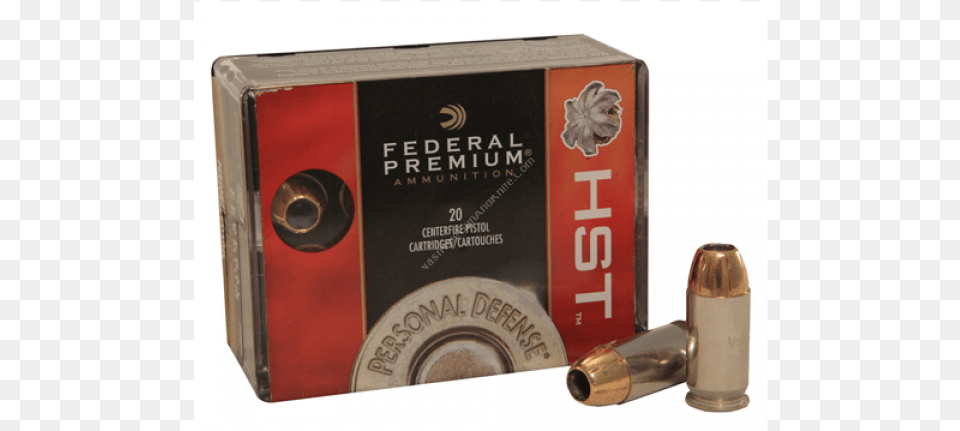 Sampw Hst Jhp Federal Premium, Ammunition, Weapon, Bullet Free Png