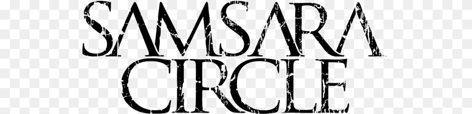 Samsaracircle Schriftzug Interlaced, Gray Free Png Download