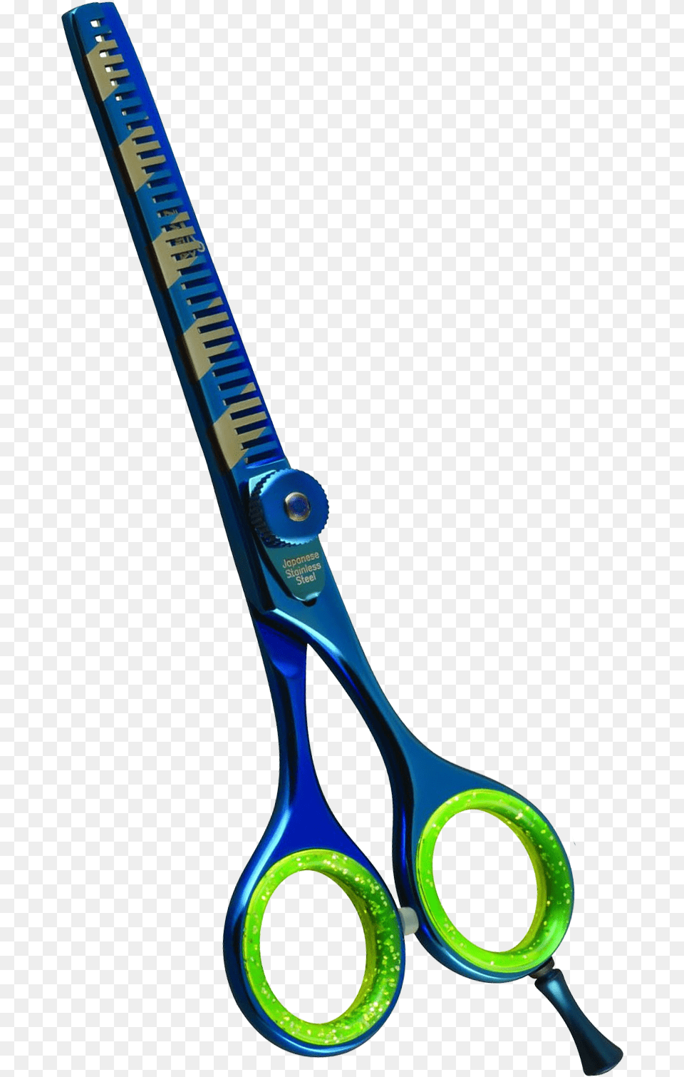 Samshears Professional Blue Titanium Cutting Barber Scissors, Blade, Shears, Weapon Free Transparent Png