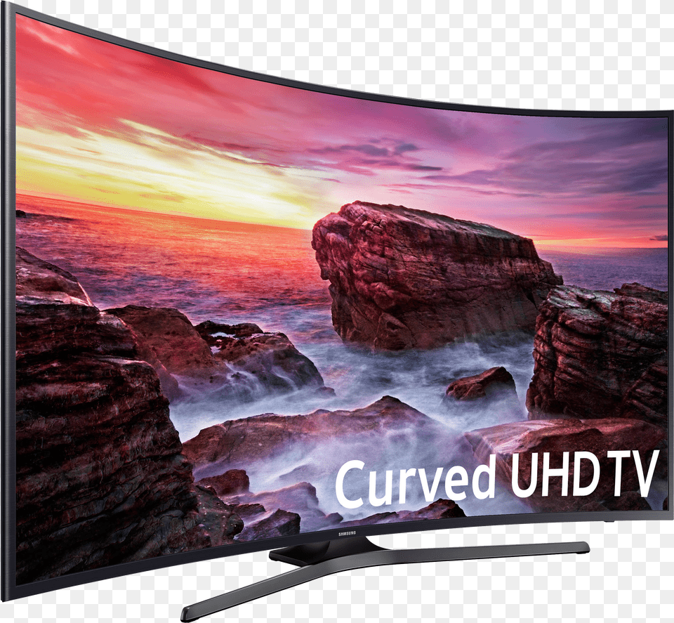 Samsung 4k Curved Led Smart Tv Curved Tv Png Image