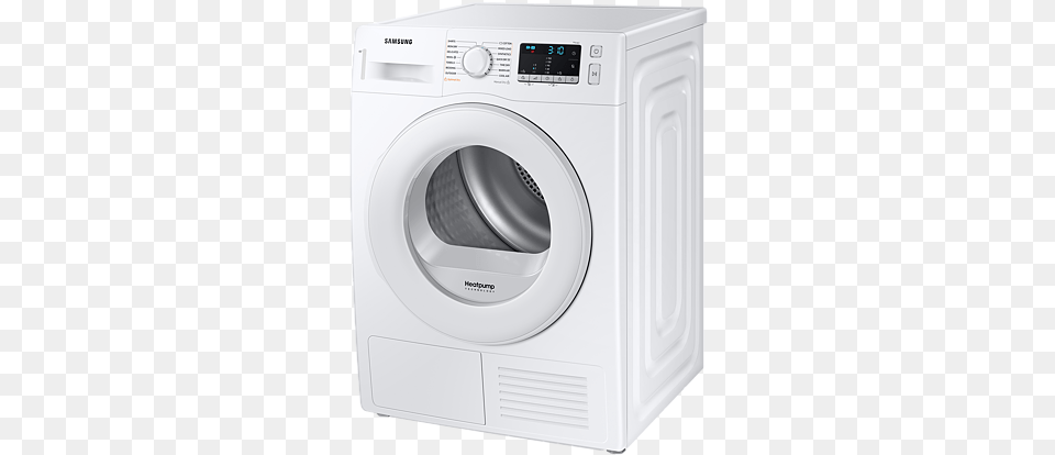 Samsung 8kg White Clothes Dryer, Appliance, Device, Electrical Device, Washer Free Transparent Png